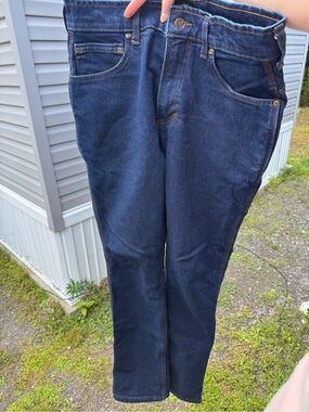 Origins Men's Navy Straight-Leg Jeans